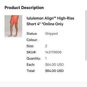 Lululemon align shorts